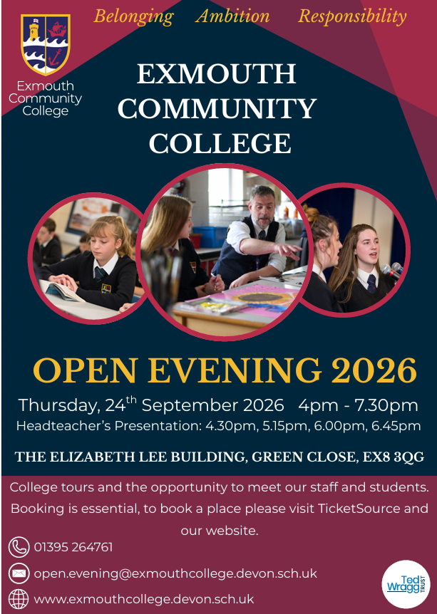 Open Evening Poster 2026 Open Evening Poster 2026